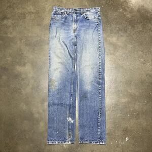 Vintage 90s Levi's 505 Blue Regular Fit Jeans 31x33